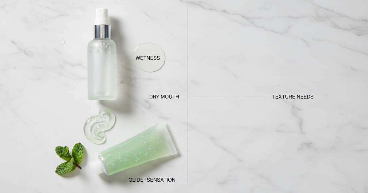 Oral Sex Comfort Products: Dry Mouth Sprays vs Mint Gels for Sensation - Compare mouth sprays, saliva substitutes, and mint gels for oral intimacy comfort — discreet options that improve sensation for both partners.