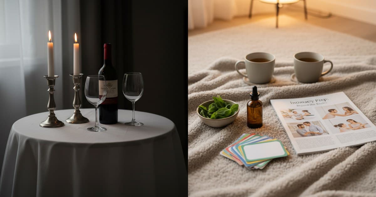 Date Night at Home: How Nutrition, Atmosphere, and Oral Comfort Set the Mood - Featured image for article about date night, home cooking, nutrition, intimacy, oral comfort